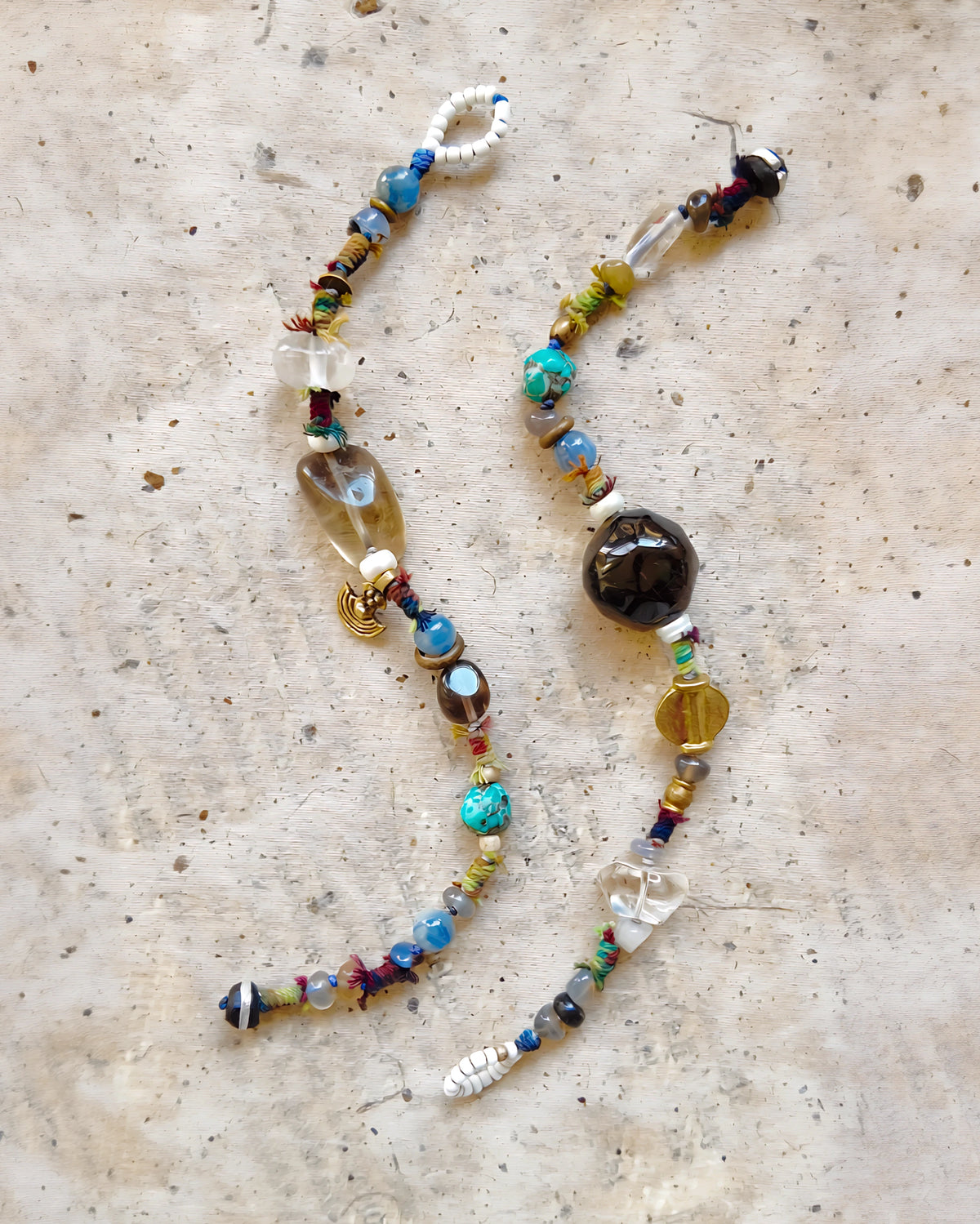 The Duet #48: The two separate Duet bracelets laid out side by side