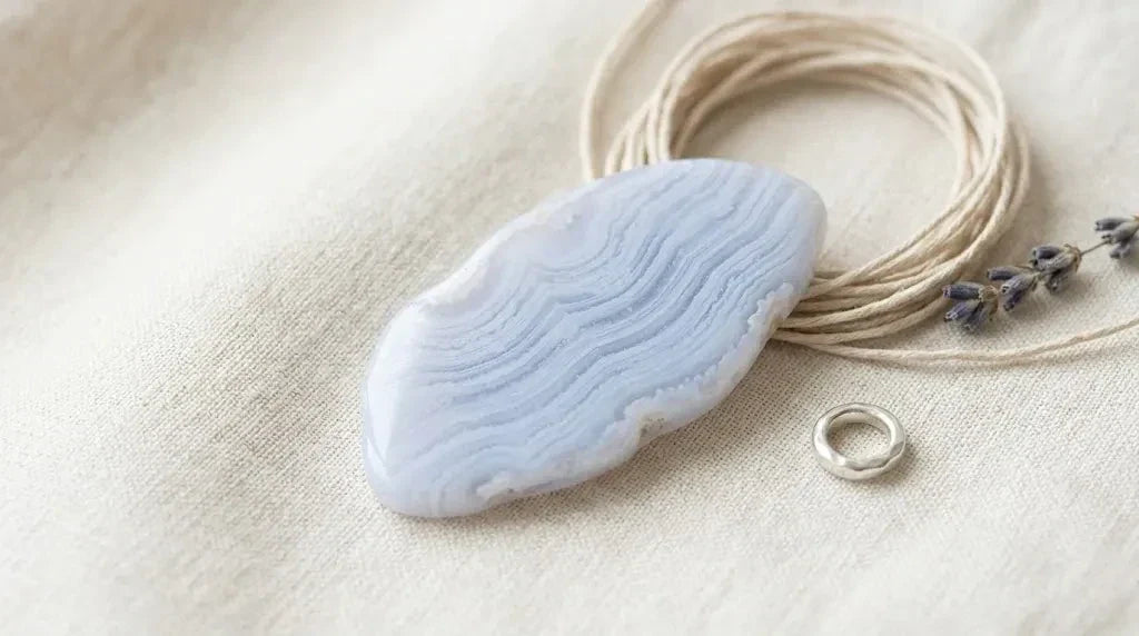 The Architecture of Calm: Setting Boundaries with Blue Lace Agate