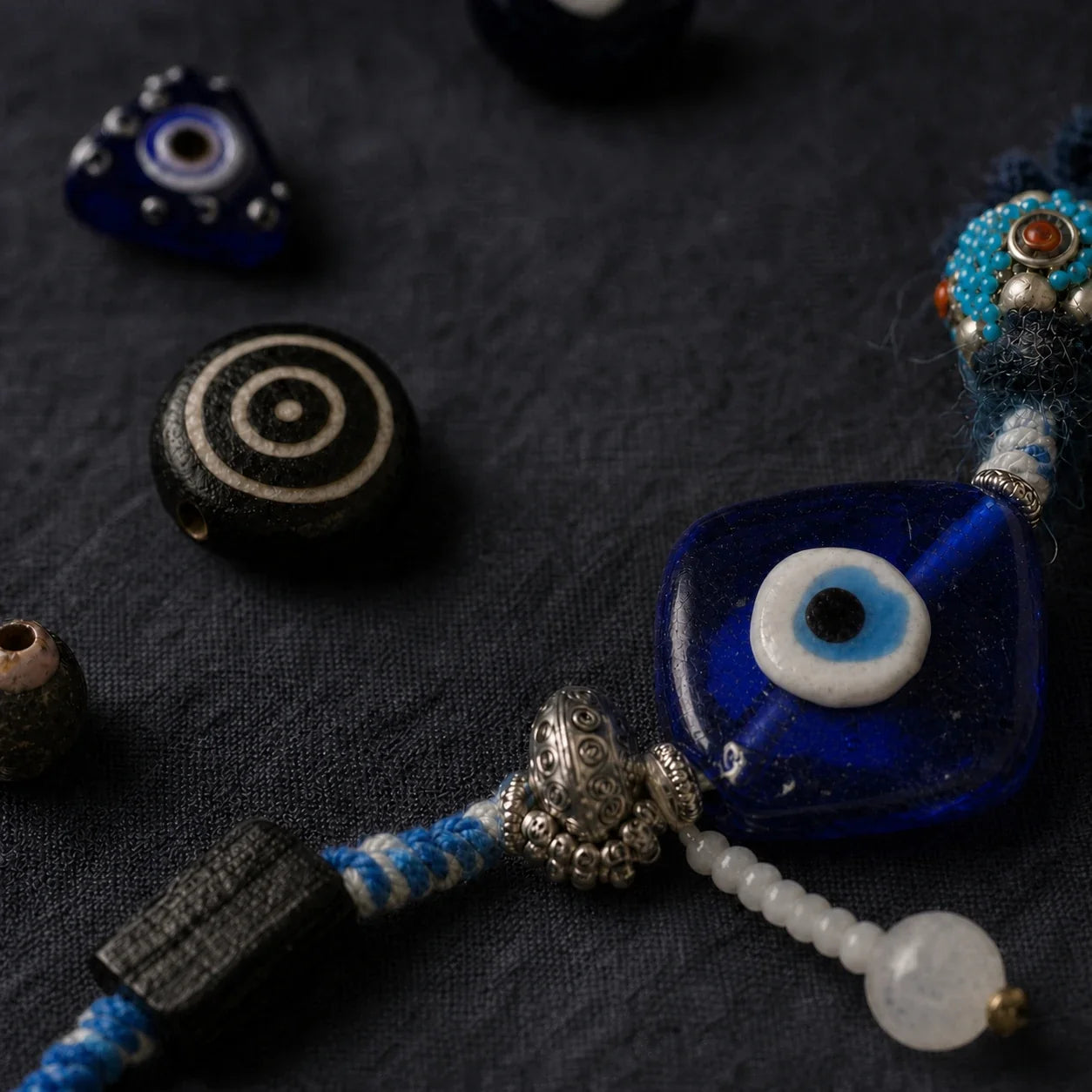 Evil Eye collection by à la luck — handcrafted protection necklaces and bracelets with glass eye beads
