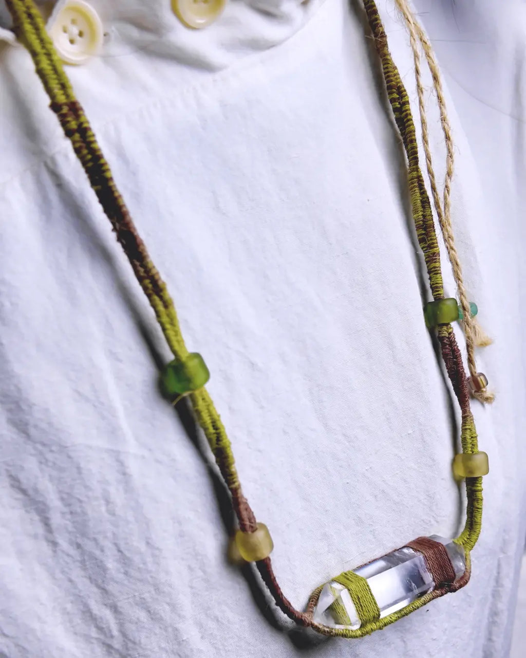 The Mindfulness #01 | Himalayan Clear Quartz Wrap Bracelet & Necklace