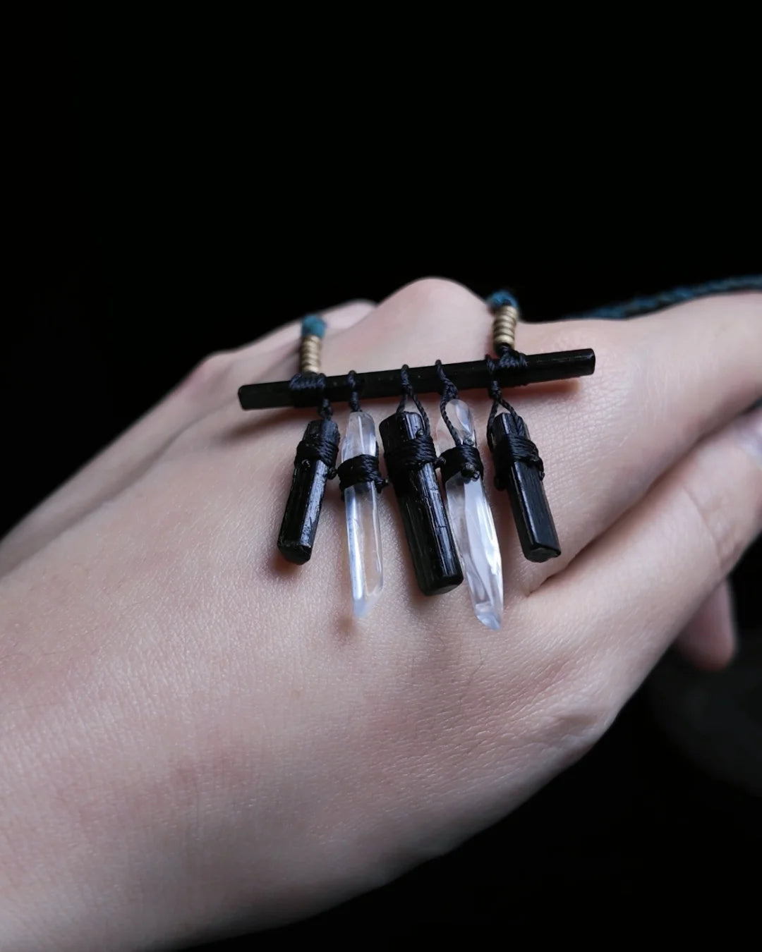 The Shield #03 | Peruvian Black Tourmaline Necklace