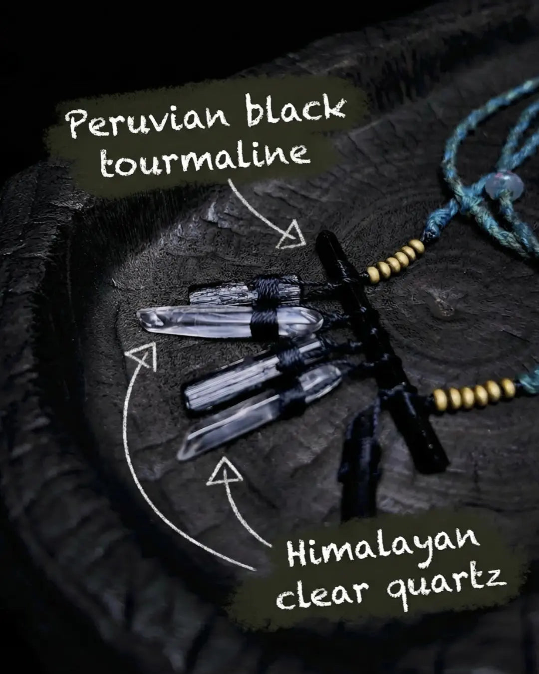 The Shield #03 | Peruvian Black Tourmaline Necklace