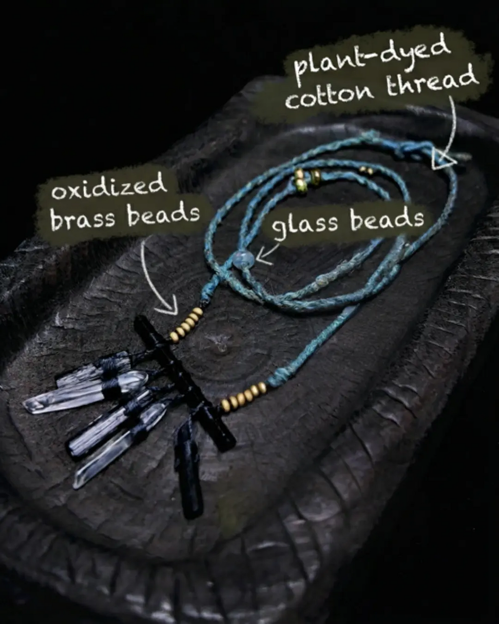 The Shield #03 | Peruvian Black Tourmaline Necklace