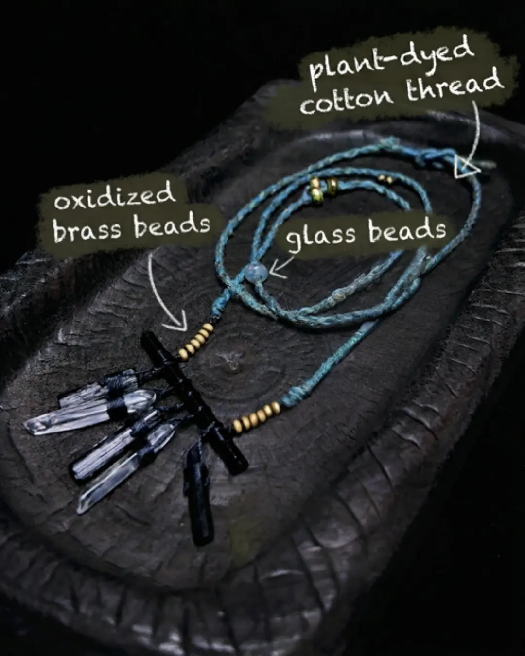 The Shield #03 | Peruvian Black Tourmaline Necklace