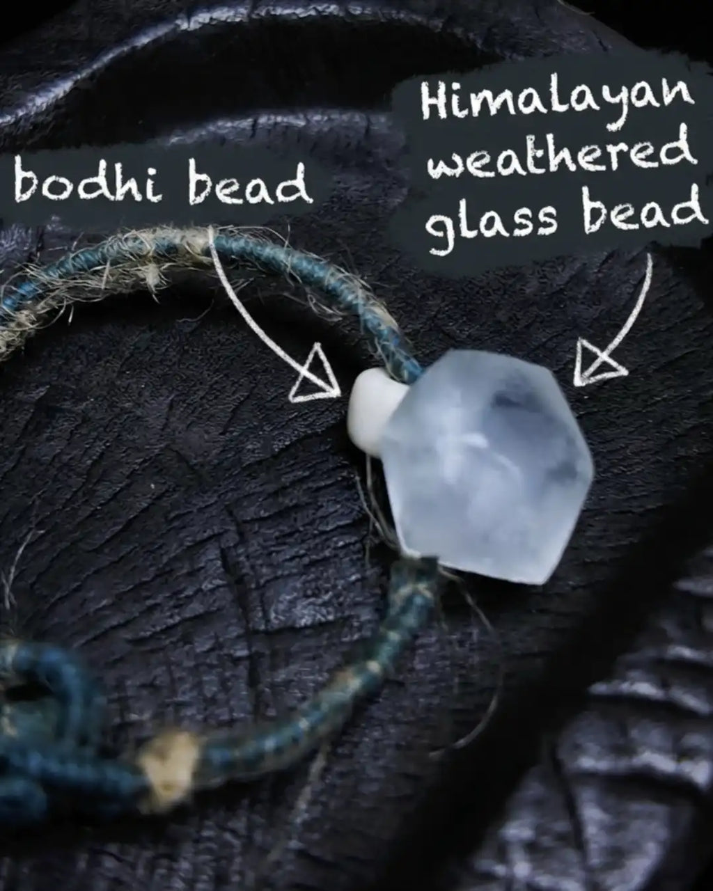 The Zen #08 | Patina Glass Bead Energy Bracelet