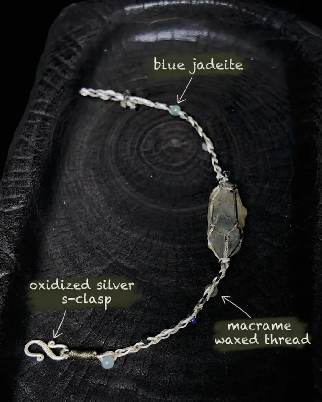 The Alchemist #09 | Himalayan Smoky Quartz Macrame Bracelet