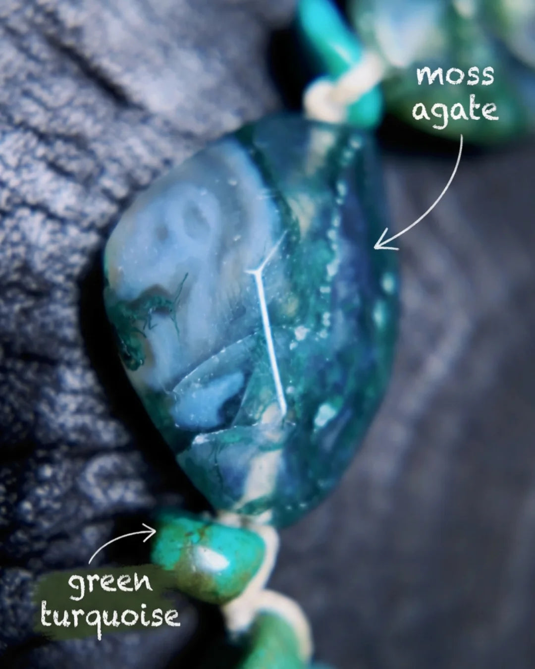 The Cultivator #18 | Moss Agate Abundance Bracelet