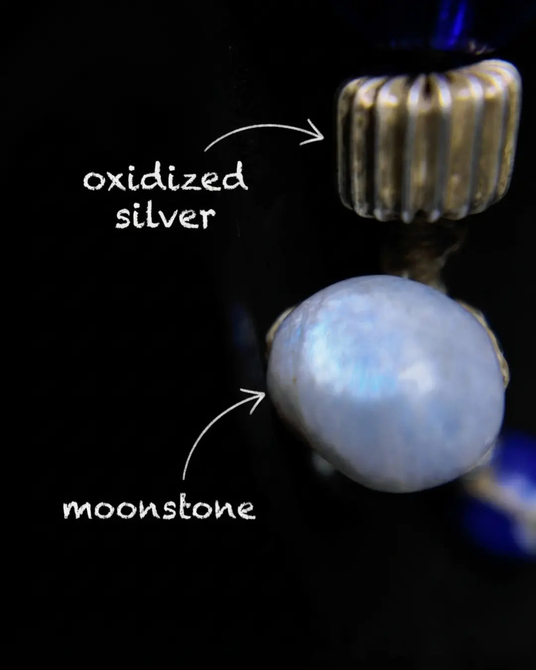 The Seer #19 | Evil Eye & Raw Sapphire Protection Necklace