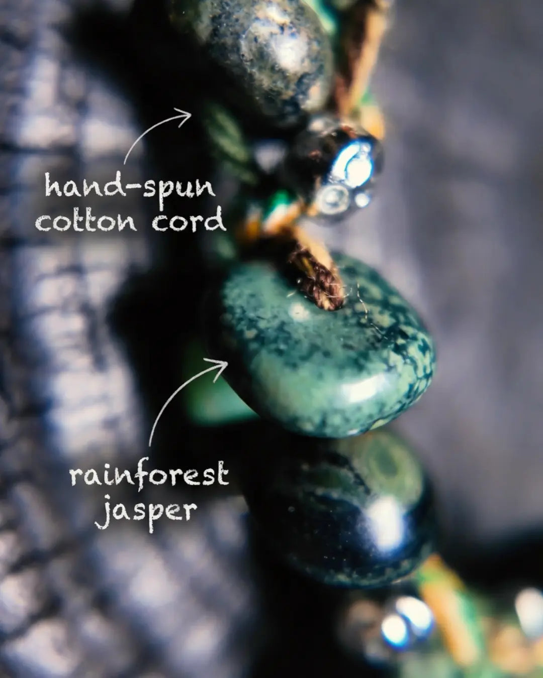 The Earthbound #20 | Rainforest Jasper Grounding Bracelet