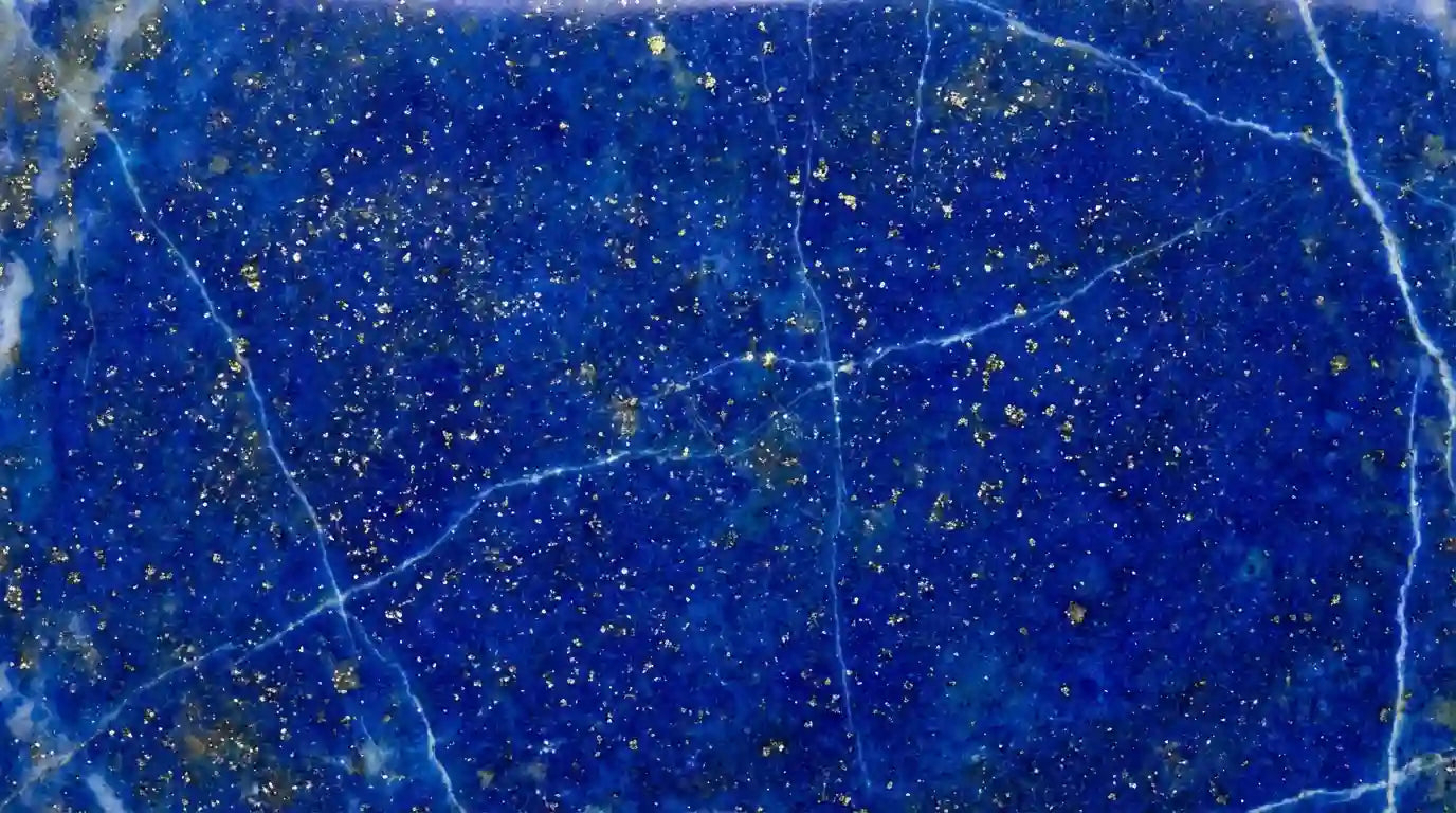 Close-up of lapis lazuli stone