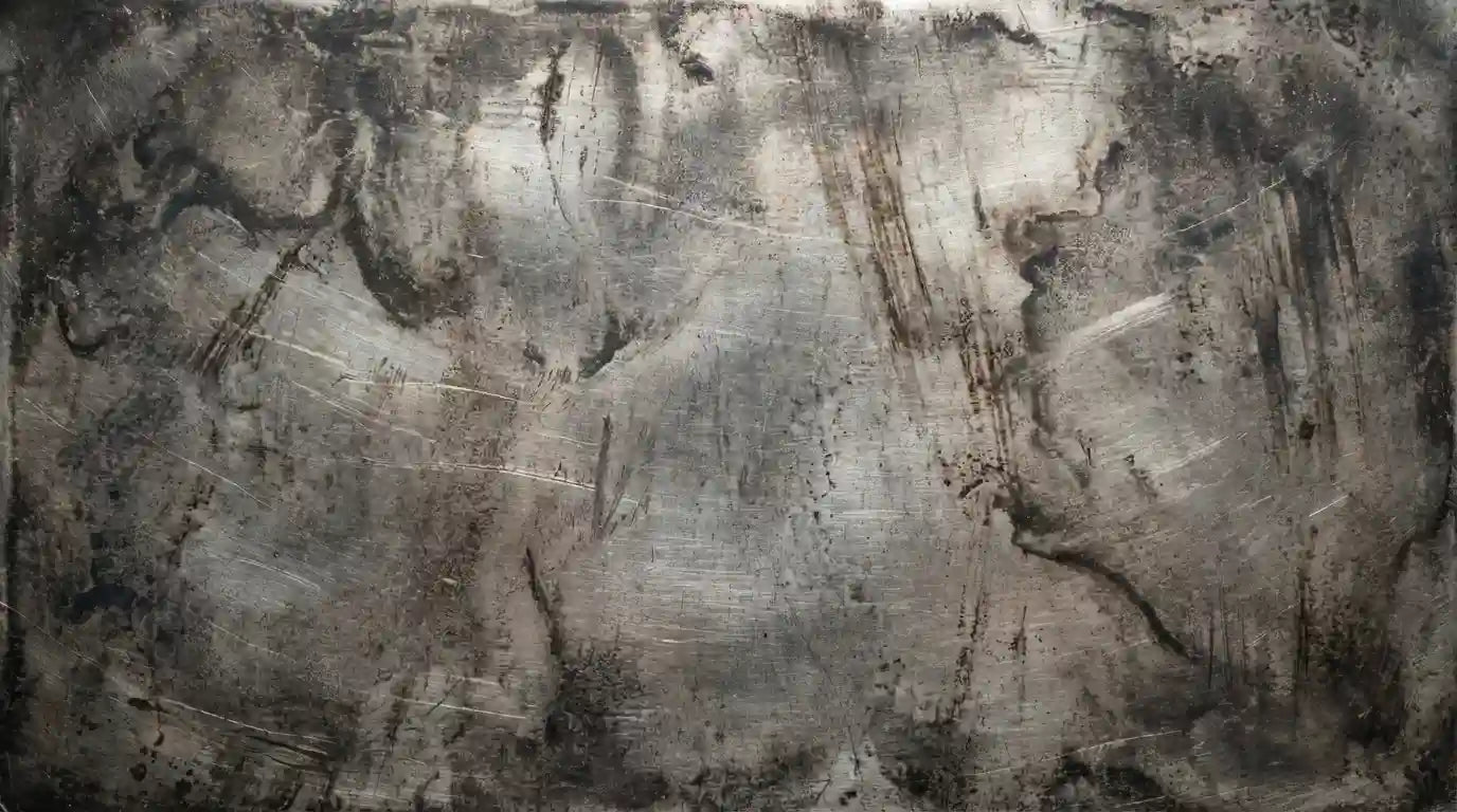 close up of oxidized silver