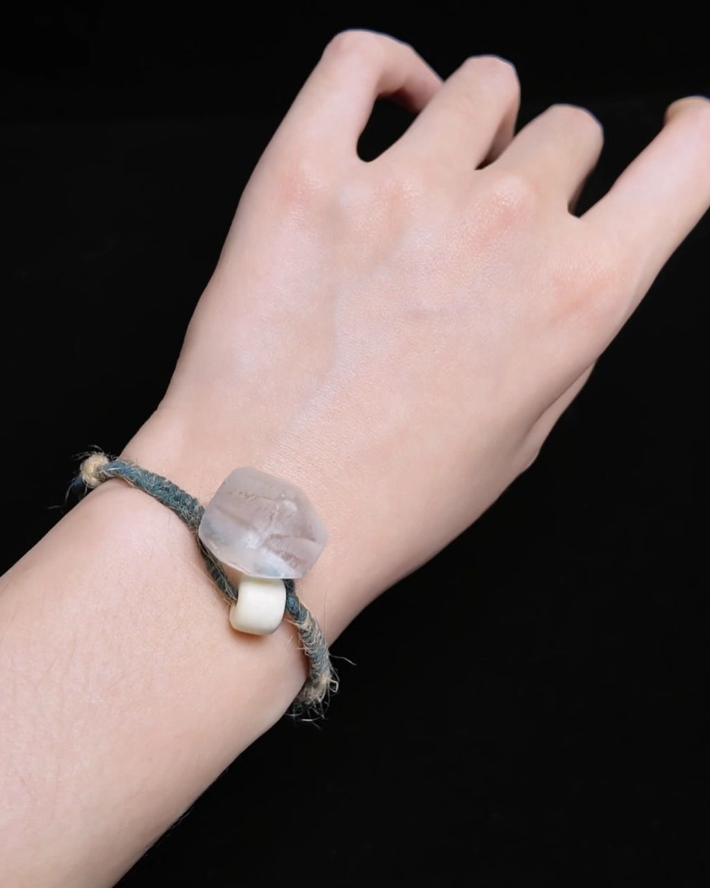 The Zen #08 | Patina Glass Bead Energy Bracelet