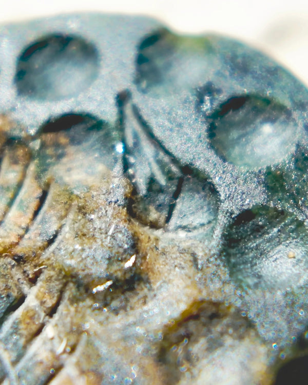 The Earthscript #57 | Carved Verdite & Quartz Bracelet