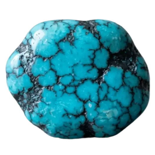 Turquoise reference image on a transparent background