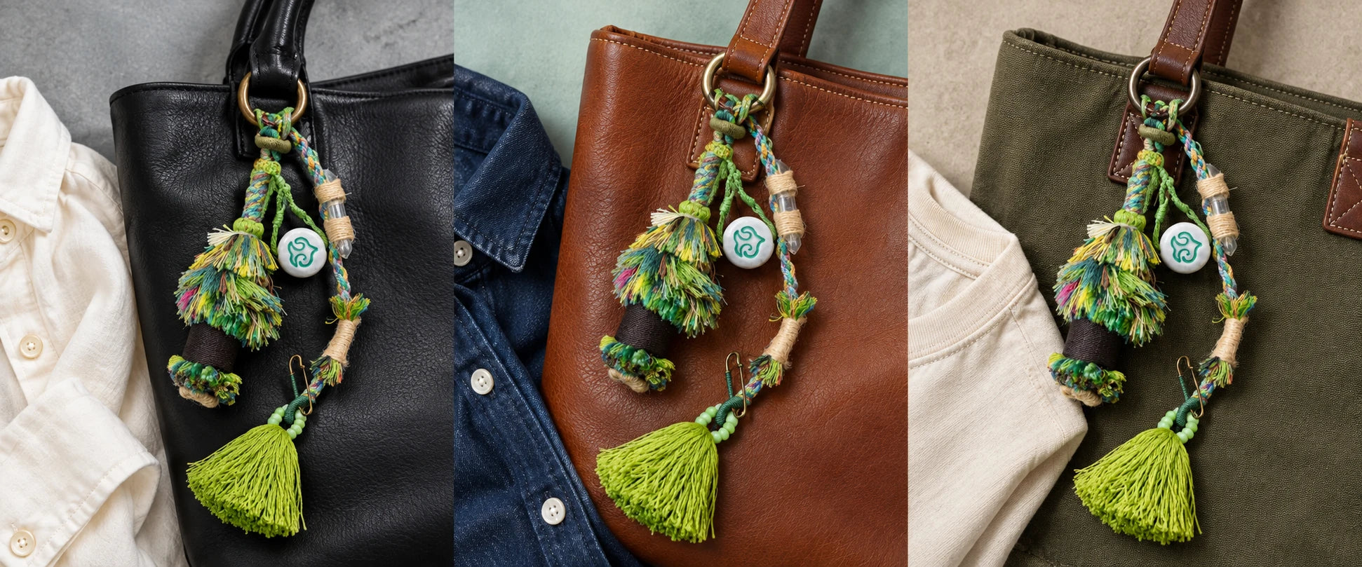 A sturdy everyday tote — The Tree of Life #04 | Manifest Abundance Bag Tassel